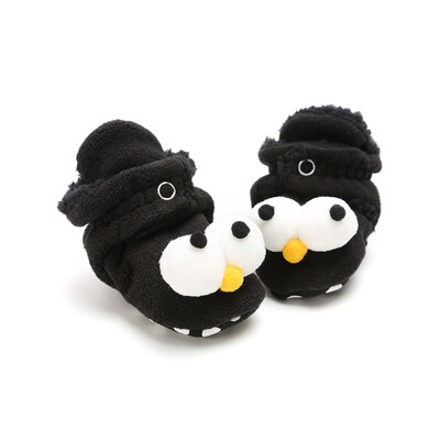 

Fashion Cute Autumn Winter Cotton Kids Baby Boots Cartoon Thickening Shoes Non-slip Front Step Warm Soft Bottom Toddler Shoes
