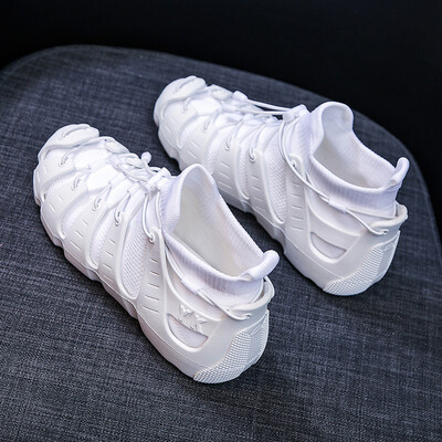 

Flying woven sneakers womens breathable mesh shoes womens shoes 2019 summer new small white shoes mesh light soft bottom running