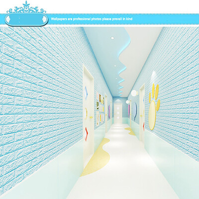 

Gobestart DIY 3D Brick PE Foam Wallpaper Panels Room Decal Stone Decoration Embossed