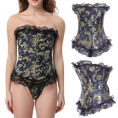

〖Follure〗Women Underbust Lace Bandage Waist Trainer Corsets Shapewear Body Shaper