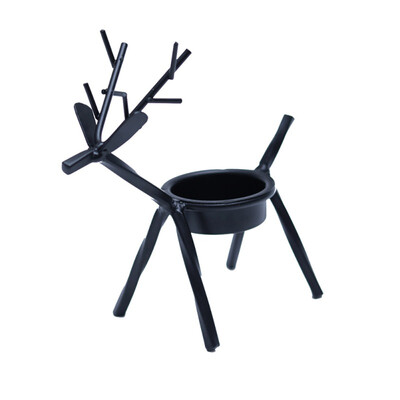 

Christmas Candle Holders Creative European Iron Art Deer Candlestick Christmas Decorations And Gifts