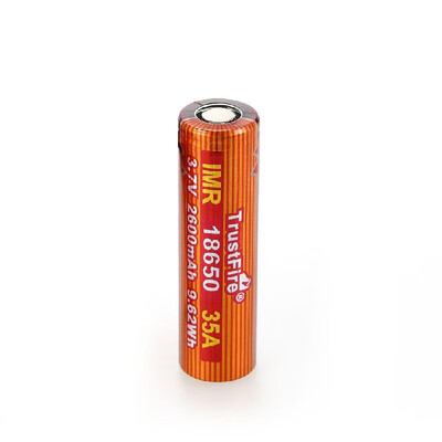 

1 Piece Of TrustFire IMR 18650 Battery 2600mAh 37V 40A High-Rate Rechargeable Li-ion Battery for LED Flashlight