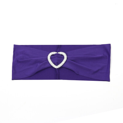 

10X Spandex Chair Cover Wedding Party Sash Band with Buckle