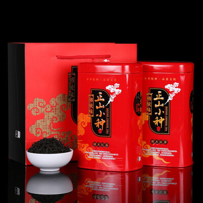 

Zhengshan small species black tea fragrant type paulownia close flower fruit fragrant small variety black tea bulk 500g gift box t