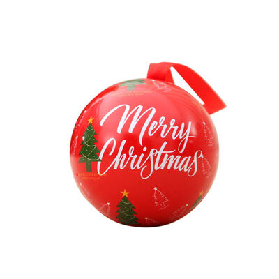 

Cute Christmas Candy Holder Ball Boxes Christmas Pendant For Holiday Party Decor Supplies