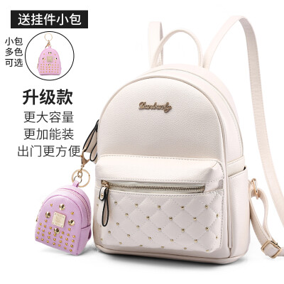 

Shoulder bag female Korean mini bag fashion Joker student bag studded womens backpack