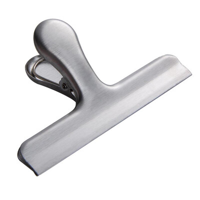 

5 Pcs Seal Clip Stainless Steel Folder Large Multifunction Primary Square Clip Air Tight Seal Grip