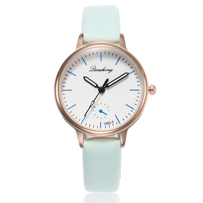 

Womens casual belt watch simple scale quartz watch