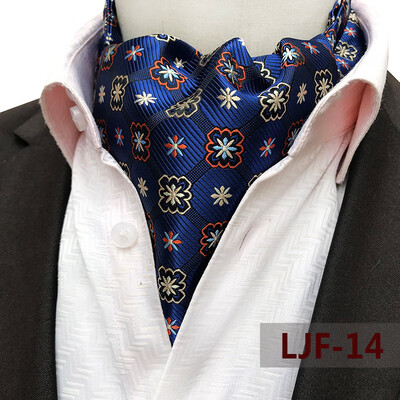 

Yongfeng tie spot 2019 new large pattern polyester jacquard mens scarf retro mens tie