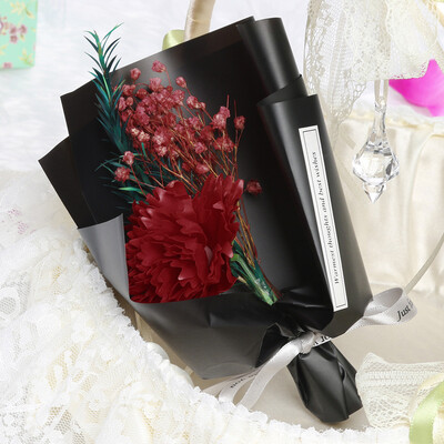 

Gobestart Carnation Creative Dried Flower Bouquet Gift Box Holiday Mini Bouquet
