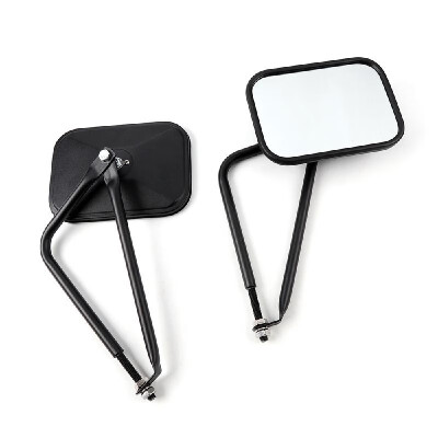 

Side View Mirrors Door Off Mirror Square Doors Mirrors 4x4 Side Qucik Release Mirrors Fit for Jeep Wrangler CJ YJ TJ JK JL one pai