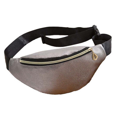 

Fashion Solid Color Zipper Fanny Pack Women Crossbody Shoulder Chest Waist Bag