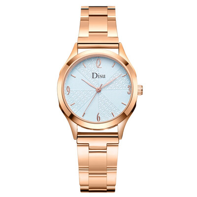 

Disu Watch Women luxury Fashion Simple Casual quartz watches Stainless Steel Reloj Mujer sport Ladies elegant wrist watch girl