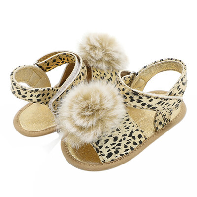

2018 Summer Baby Toddler First Walkers Shoes Leopard Baby Girl PU Fashion Princess Shoes