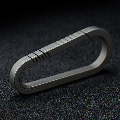 

Titanium Alloy Durable Carabiner Keychain Clip Hook Buckle Keyring Outdoor Tool