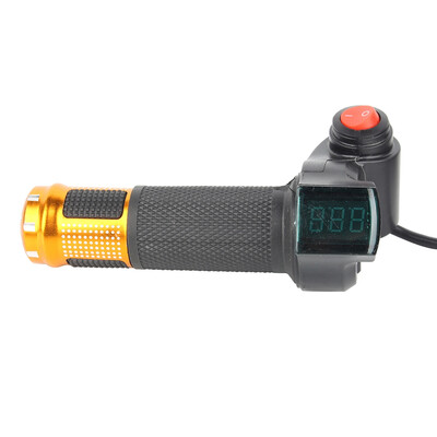 

Greensen Adjustable Throttle Grips With LED Digital Display Screen Handle For Electric Bike