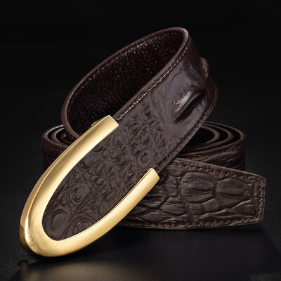 

Factory mens belt suede leather leather casual business youth belt high-end smooth buckle pants belt