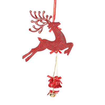 

Toponeto Home Christmas Tree Ornament Deer Chital Hanging Xmas Baubles Party Decoration