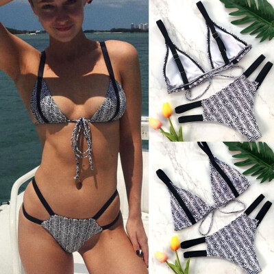 

Roseonmyhand Women Push-Up Padded Bra Beach Bikini Set Swimsuit Sexy Swimwear