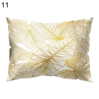 

Flower Leaves Light Pillow Case Cushion Cover Sofa Bed Car Hotel Office Decor