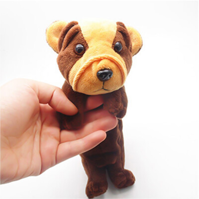 

Cartoon Plush 3D Dog Pencil Case Animal Pen Zipper Bag Kids School Stationery