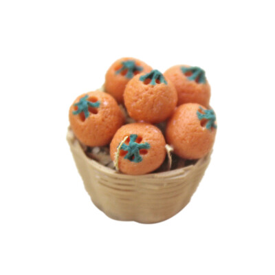 

Siaonvr Simulation Decoration Dollhouse Miniature Scene Fruit Basket Pretend Play Toy