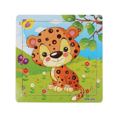 

Gotoamei Wooden Leopard Jigsaw Toys For Kids Education And Learning Puzzles Toys