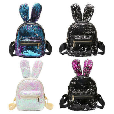 

Women Girls Sequins Mini Backpack Travel School Satchel Shoulder Bag Ruckrack