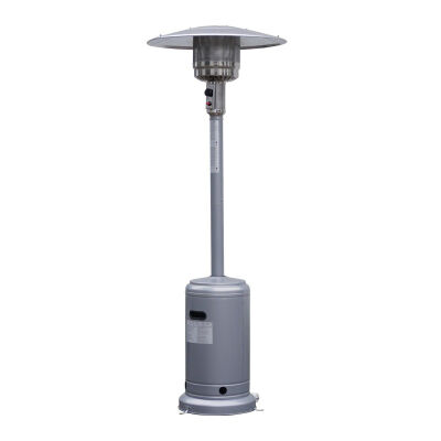 

Garden Propane Standing LP Gas Steel Accessories Heater-Silver Gray