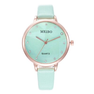 

Fashion Women Watches Dial Ladies Luxury Quartz Wristwatch High Quality Leather Strap Casual Clock Dress Relojes Para Mujer