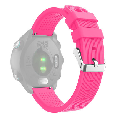 

〖Follure〗For Garmin Forerunner 245245M Smart Watch Silicone Watch Wrist Band Strap 20mm