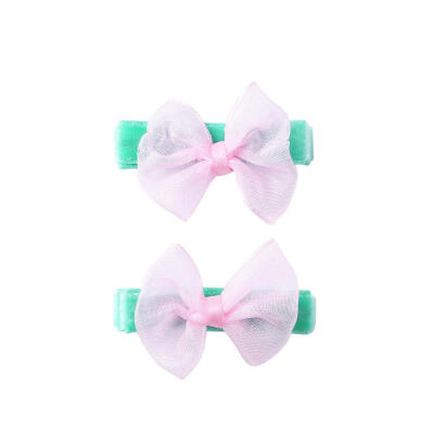 

2pcs Cute Baby Girl Bowknot Hairclip Sequins Stars Hairpins Kids Headwear