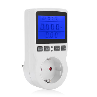 

Power Meter Socket Electricity Monitor with Backlight Display