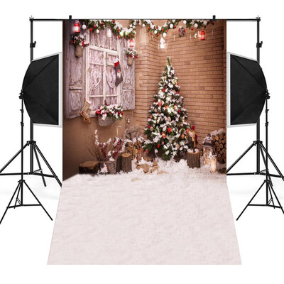 

Tailored Christmas Backdrops Snowman Vinyl 3x5FT Lantern Background Photography Studio