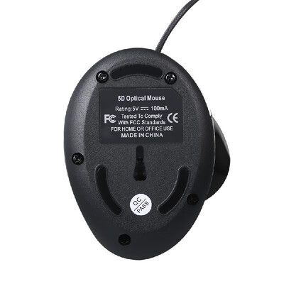 

Optical Vertical Mouse Ergonomic Wired Mouse USB Mice 5 Button for PC LaptopGrey