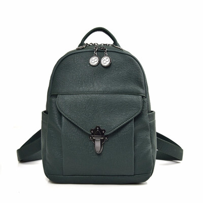 

PU Leather Backpack Women Bag Female Backpacks for School Teenagers Girls Fashion Ladies Travel Bags Woman Bagpack with Zipper