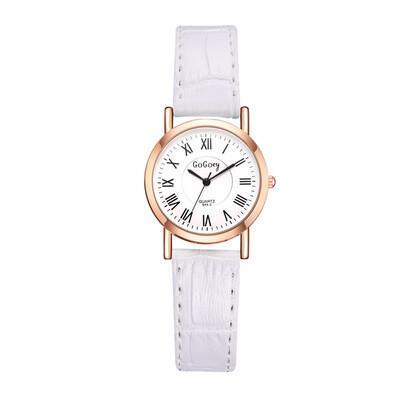 

Korean version of the small casual fashion watch AliExpress trend Roman numerals high-grade quartz watch PU ladies watch