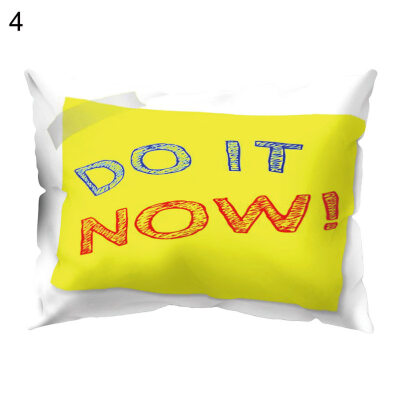 

Scenery Fox Eagle Letters Pillow Case Cushion Cover Sofa Bed Car Cafe Supply