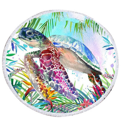 

Gobestart Neon Dream Catcher Beach Towel Circle Yoga Mat Large Round Beach Blanket With Ta