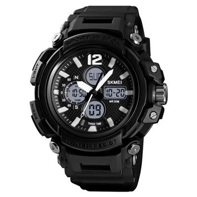 

SKMEI 1498 Dual Display Digital Watch Multi-Function Waterproof Male Wristwatch For Outdoor Sports