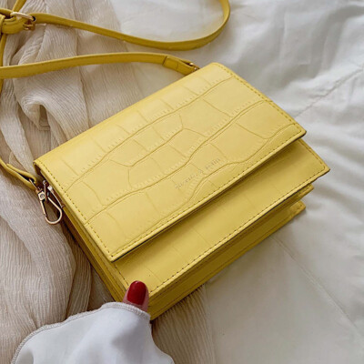 

Women 2019 spring&summer new tide Korean version of Joker bag chain diagonal Crocodile Lady shoulder bag