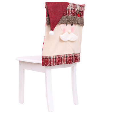 

Fashion Christmas Chair Cover Snowman Santa Claus Xmas Decoration Ornament Decor