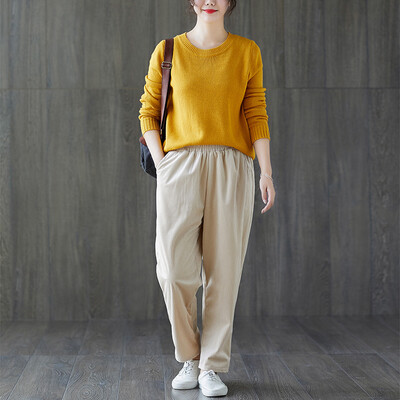

Womens Wide Leg Baggy Pants Solid Bottoms Summer Beach Casual Party Trousers