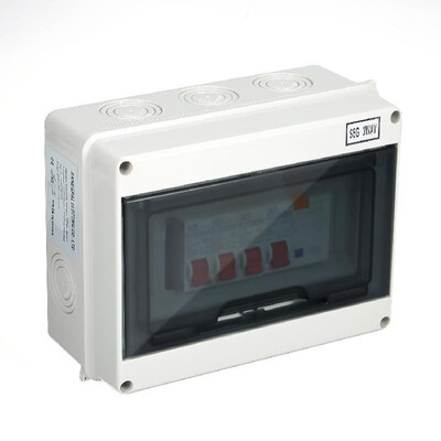

Safe And High-Efficiency 4 Way Garage Caravan Consumer Unit 63A 30mA RCD4MCB