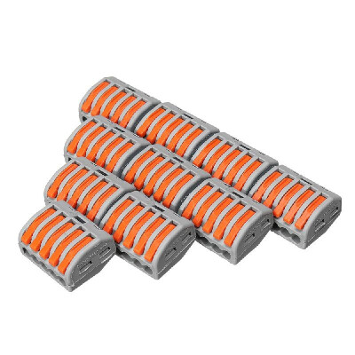 

20 PCS 2 Pin Wiring Connector Terminal Reusable Quick Concatenate PCT Wire Connectors Universal Compact Electric Conductor Termina