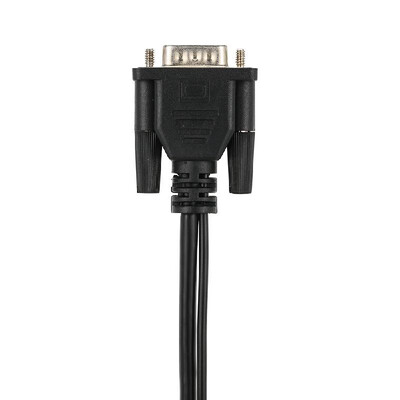 

1080P VGA Male to HD Female Adapter Converter with 35mm Audio USB Cable Supply Power for Laptop PC Projector HDTV