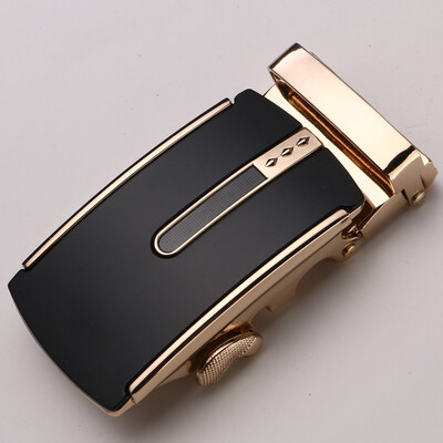 

Fashion Mens Business Alloy Automatic Buckle Unique Men Plaque Belt Buckles for 35cm Ratchet Men Apparel Accessories gh