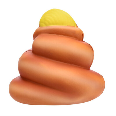 

YIWULASquishies Cartoon Poo Cream Scented Slow Rising Stress Reliever Squeeze Toys