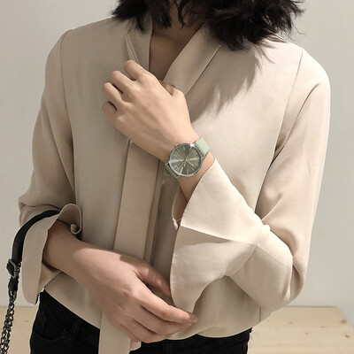 

Korean chic Watch Female Student Academic Style Korean Simple Small Fresh&Retro Literary Friends