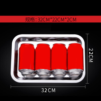 

outdoor camping Barbecue Tray Rectangular Stainless Steel Plate Food Fish Dish BBQ Tool